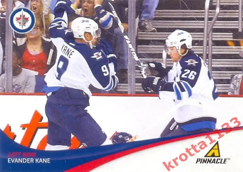 Evander Kane Winnipeg Jets PANINI Pinnacle 2011-2012