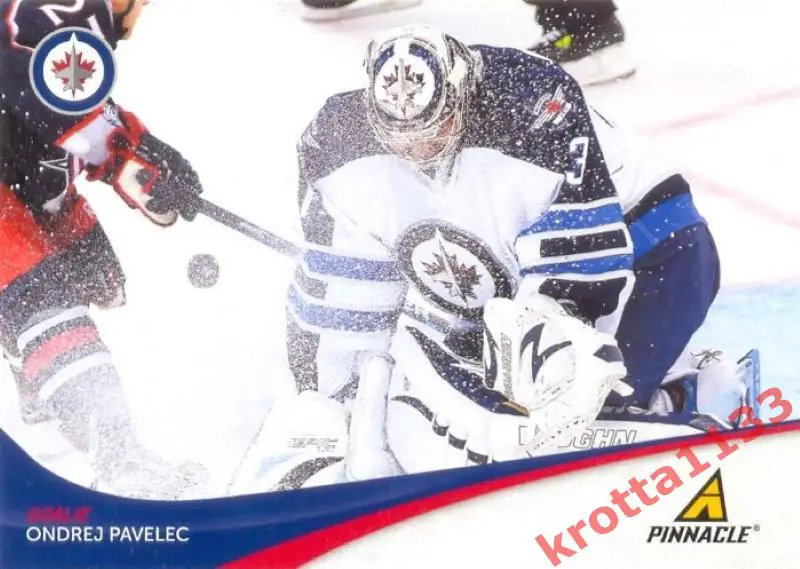 Ondrej Pavelec Winnipeg Jets PANINI Pinnacle 2011-2012