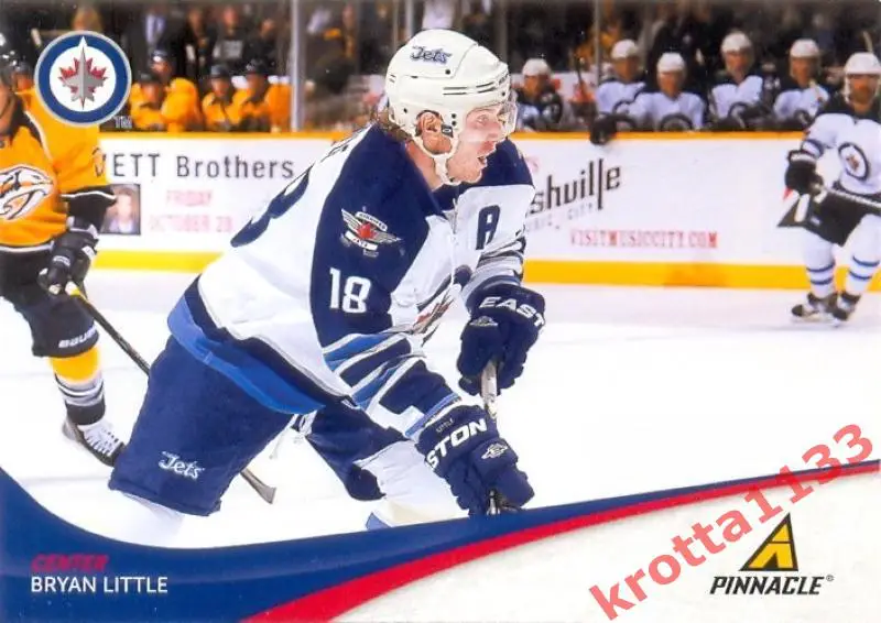 Bryan Little Winnipeg Jets PANINI Pinnacle 2011-2012