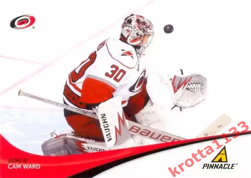 Cam Ward Carolina Hurricanes PANINI Pinnacle 2011-2012