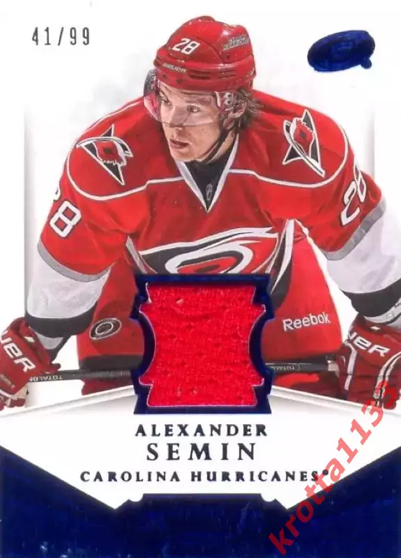 Alexander Semin Carolina Hurricanes PANINI Dominion Hockey 2013-2014