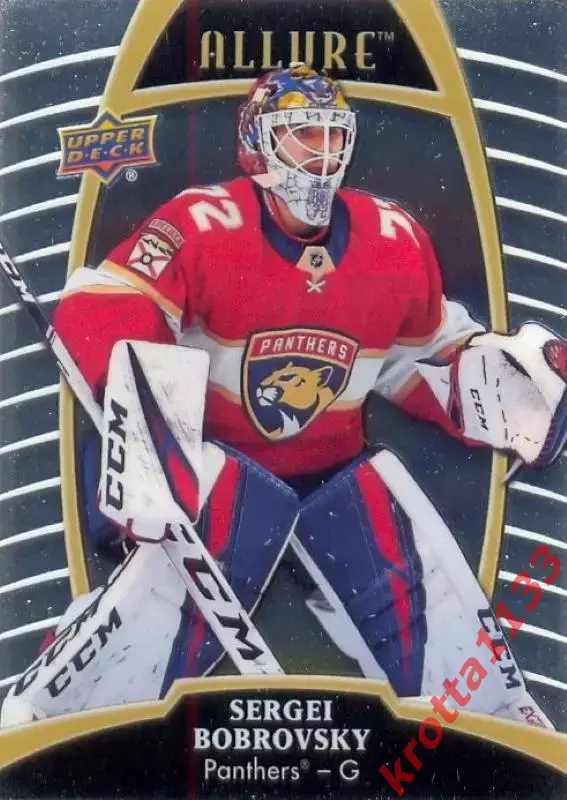Sergei Bobrovsky Florida Panthers Upper Deck Allure Hockey 2019-2020