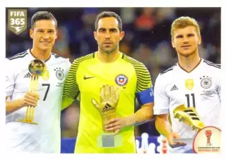 Наклейка #20 Individual Trophy для альбома PANINI FIFA 365: 2017-2018