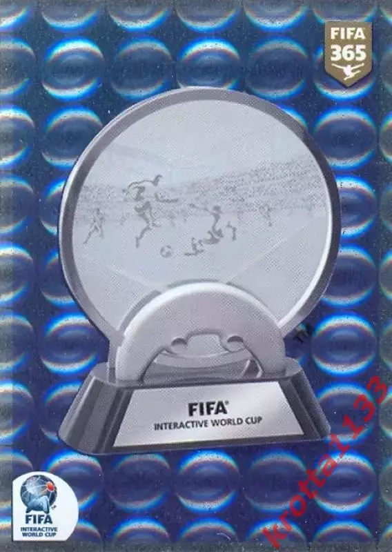 Наклейка #542 FIFA Interactive World Cup для альбома PANINI FIFA 365: 2017-2018