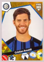 Наклейка #E28 Cristian Ansaldi для альбома PANINI FIFA 365: 2017-2018
