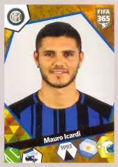 Наклейка #E38 Mauro Icardi для альбома PANINI FIFA 365: 2017-2018