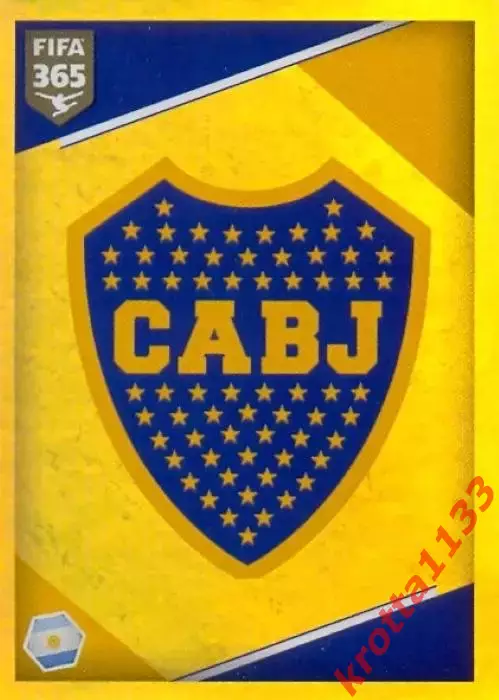 Наклейка #25 Boca Juniors - Logo для альбома PANINI FIFA 365: 2017-2018