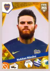 Наклейка #36 Nahitan Nandez для альбома PANINI FIFA 365: 2017-2018