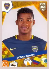 Наклейка #37 Wilmar Barrios для альбома PANINI FIFA 365: 2017-2018