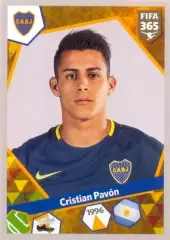 Наклейка #41 Cristian Pavon для альбома PANINI FIFA 365: 2017-2018