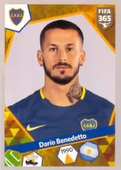 Наклейка #42 Dario Benedetto для альбома PANINI FIFA 365: 2017-2018