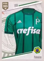 Наклейка #84 Palmeiras - Shirt для альбома PANINI FIFA 365: 2017-2018
