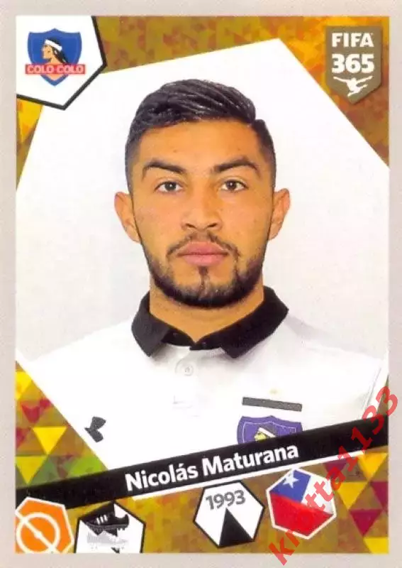 Наклейка #114 Nicolas Maturana для альбома PANINI FIFA 365: 2017-2018