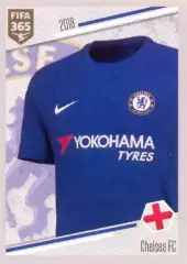 Наклейка #133 Chelsea FC - Shirt для альбома PANINI FIFA 365: 2017-2018