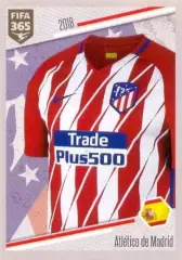 Наклейка #153 Atletico de Madrid - Shirt для альбома PANINI FIFA 365: 2017-2018