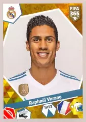 Наклейка #197 Raphael Varane для альбома PANINI FIFA 365: 2017-2018