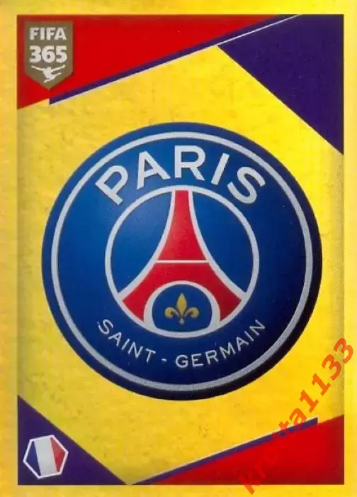Наклейка #234 Paris Saint-Germain - Logo для альбома PANINI FIFA 365: 2017-2018
