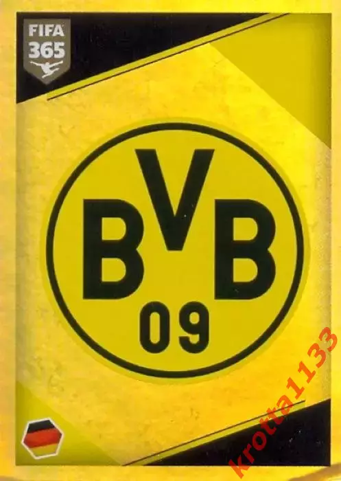 Наклейка #284 Borussia Dortmund - Logo для альбома PANINI FIFA 365: 2017-2018