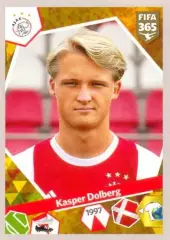 Наклейка #435 Kasper Dolberg для альбома PANINI FIFA 365: 2017-2018
