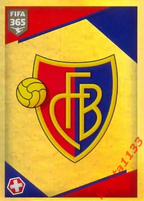 Наклейка #478 FC Basel 1893 - Logo для альбома PANINI FIFA 365: 2017-2018