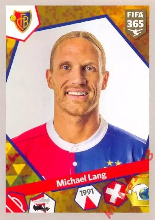 Наклейка #482 Michael Lang для альбома PANINI FIFA 365: 2017-2018