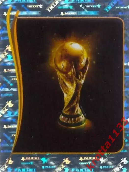 Наклейка #6 FIFA World Cup Trophy для альбома PANINI Чемпионат Мира 2014