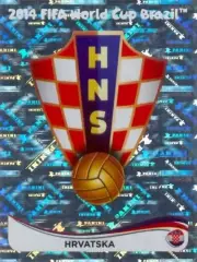 Наклейка #51 Hrvatska - Badge для альбома PANINI Чемпионат Мира 2014