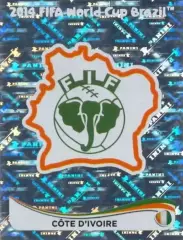 Наклейка #222 Cote d'Ivoire - Badge для альбома PANINI Чемпионат Мира 2014
