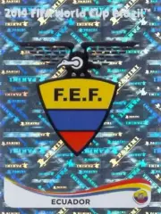 Наклейка #355 Ecuador - Badge для альбома PANINI Чемпионат Мира 2014