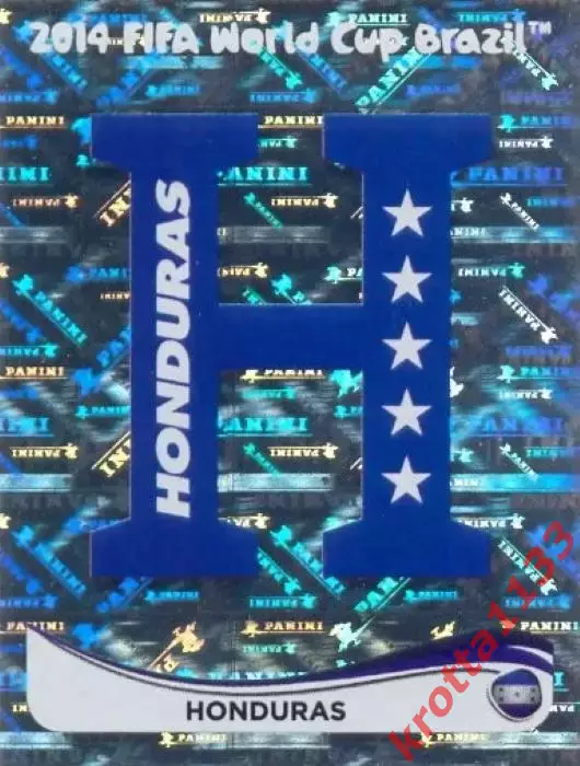Наклейка #393 Honduras - Badge для альбома PANINI Чемпионат Мира 2014