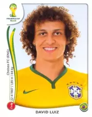 Наклейка #36 David Luiz для альбома PANINI Чемпионат Мира 2014
