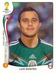 Наклейка #82 Luis Montes для альбома PANINI Чемпионат Мира 2014