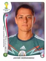 Наклейка #85 Javier Hernandez для альбома PANINI Чемпионат Мира 2014