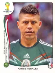 Наклейка #86 Oribe Peralta для альбома PANINI Чемпионат Мира 2014