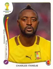 Наклейка #91 Charles Itandje для альбома PANINI Чемпионат Мира 2014