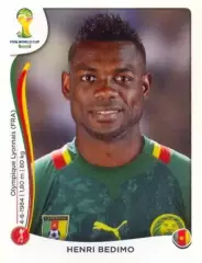Наклейка #95 Henri Bedimo для альбома PANINI Чемпионат Мира 2014
