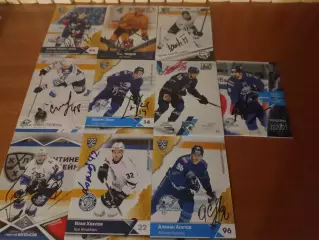 20 живых автографов Кхл