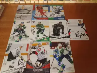 20 живых автографов Кхл