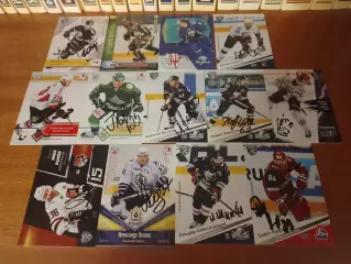 25 живых автографов Кхл