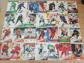 28 живых автографов Кхл