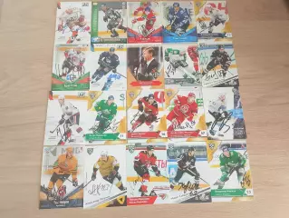 20 автографов на картах КХЛ