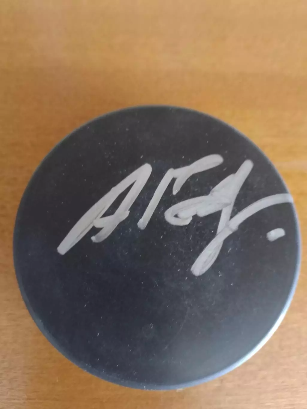 Шайба Динамо Москва - Трактор Челябинск 1 октября 2020 года с автографом 1