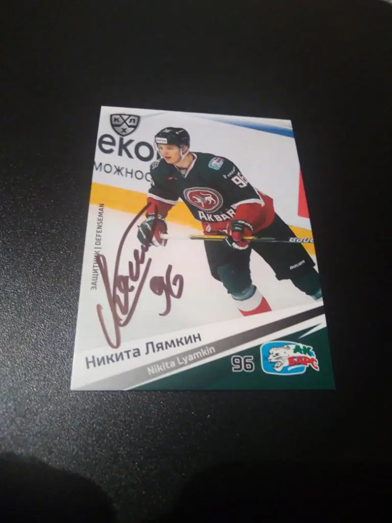Автограф Никита Лямкин