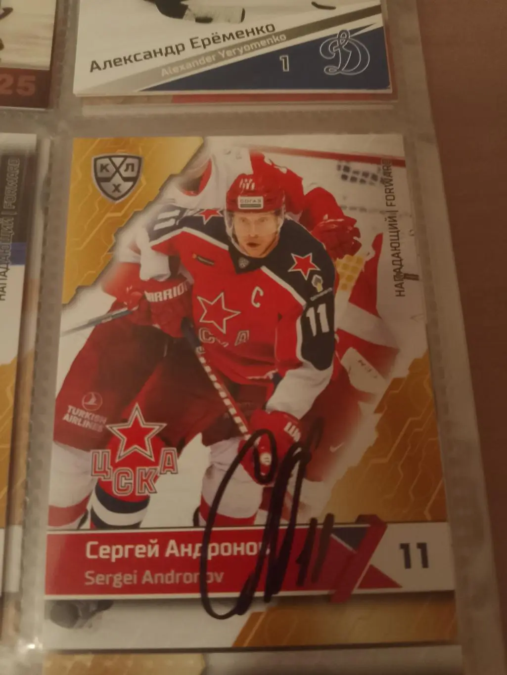 Автограф Сергей Андронов