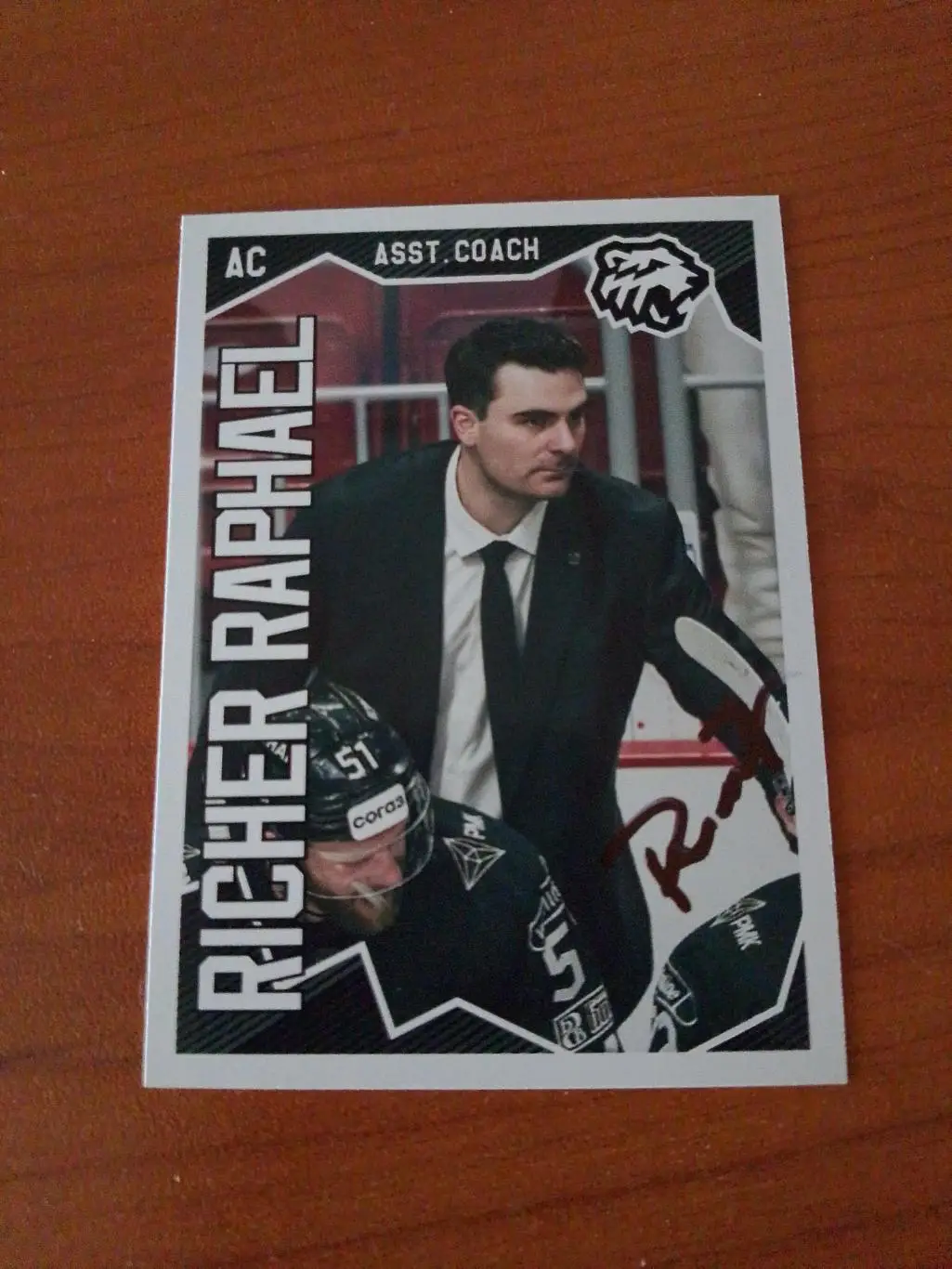 Автограф Рафаэль Рише Трактор