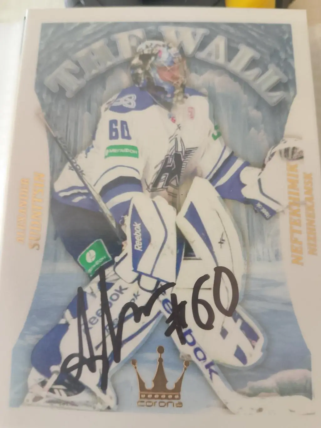 Автограф Александр Судницин