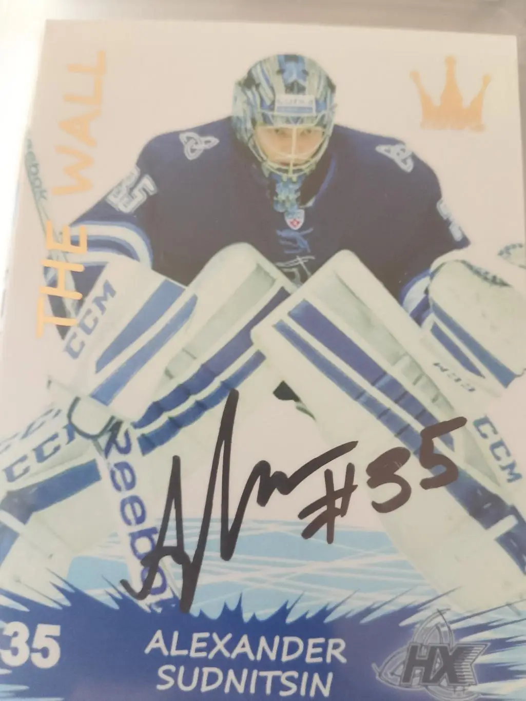 Автограф Александр Судницин ХК Нефтехимик