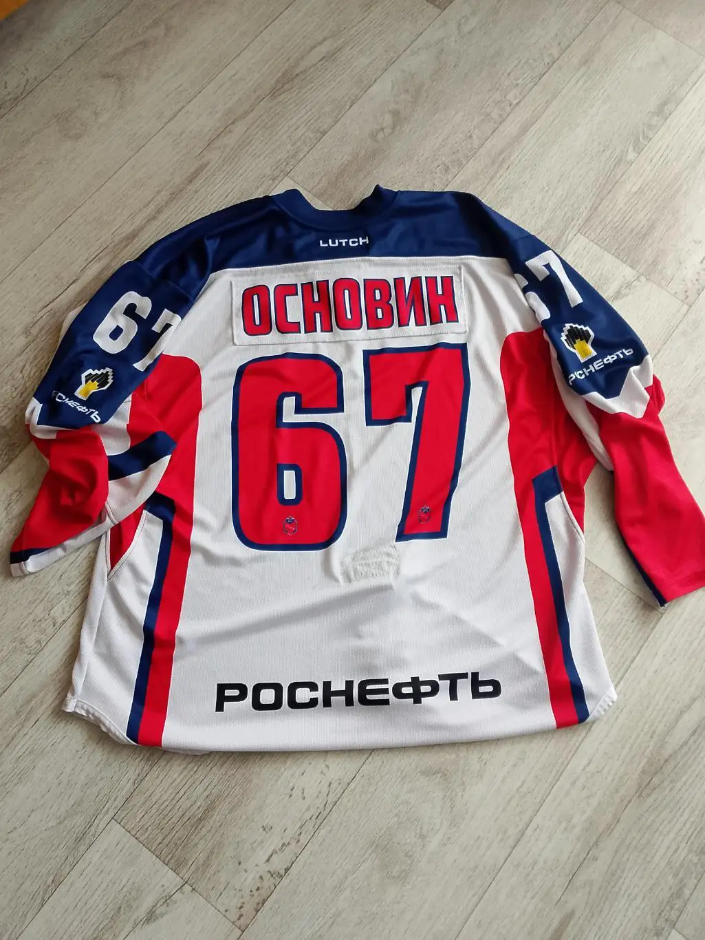 Хоккейная Джерси Вячеслав Основин ХК Звезда ВХЛ 1