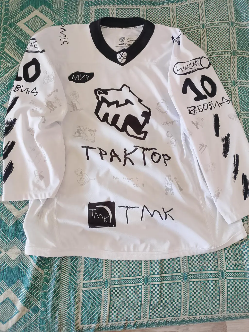 Хоккейная джерси Чарльз Робинсон Трактор 1