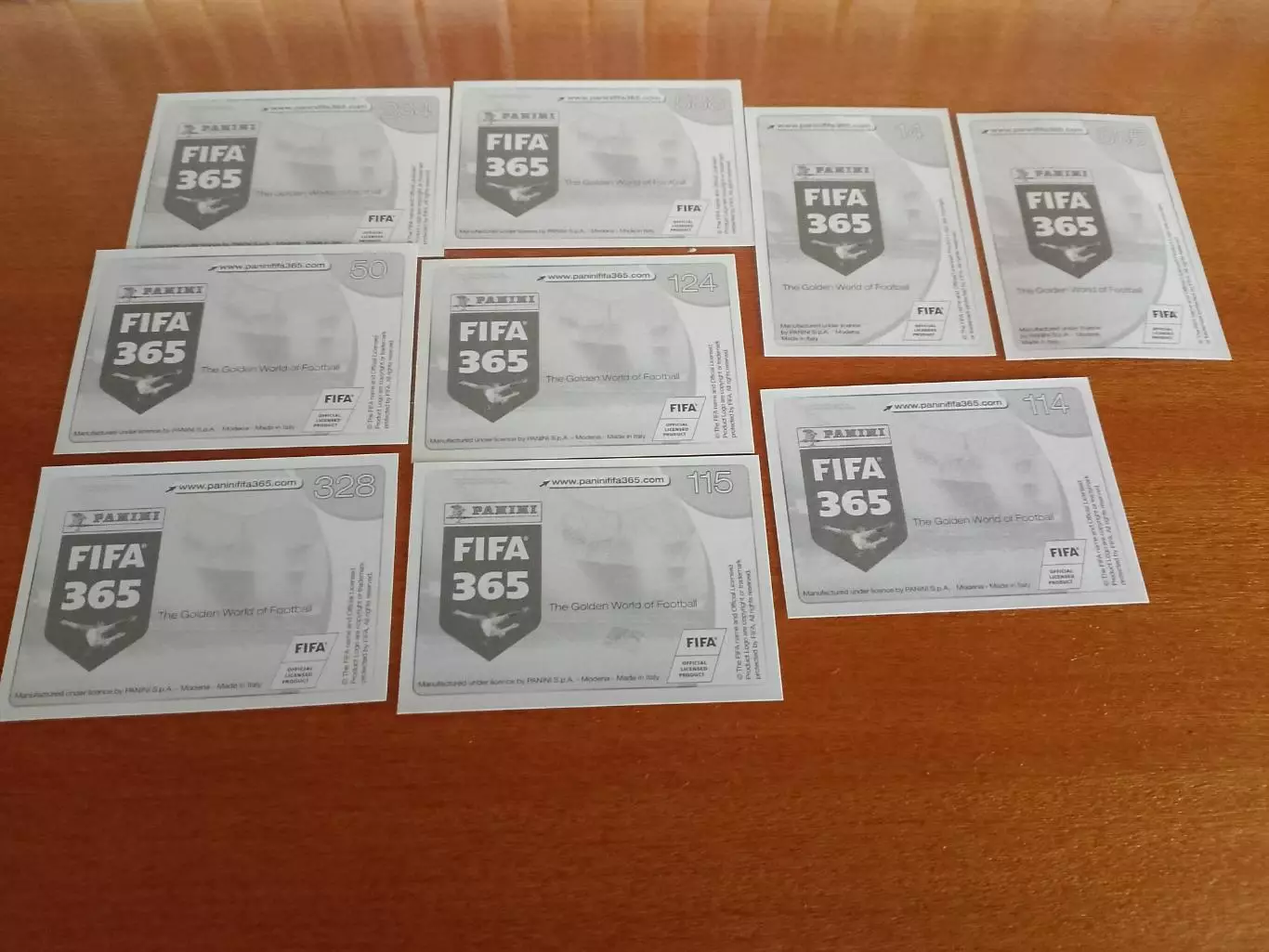 23 блестящих стикера PANINI FIFA 365: 2016-2017 3